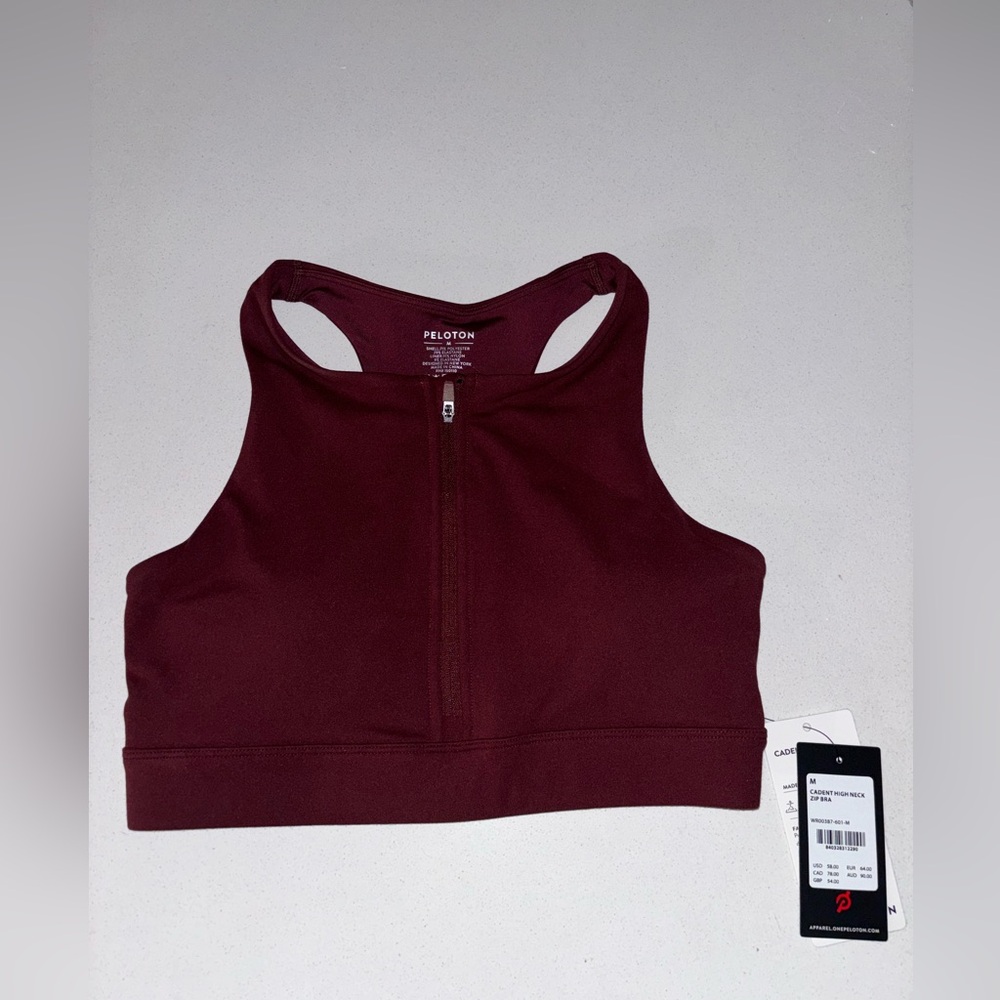 Peloton Cadent High Neck Zip Bra - Picture 6 of 13